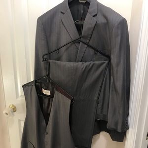 3 piece silk suit